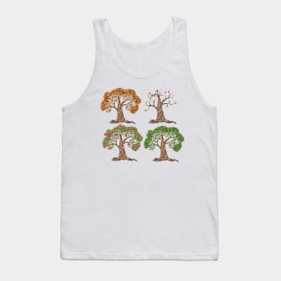 Four Seasons Trees Tank Top